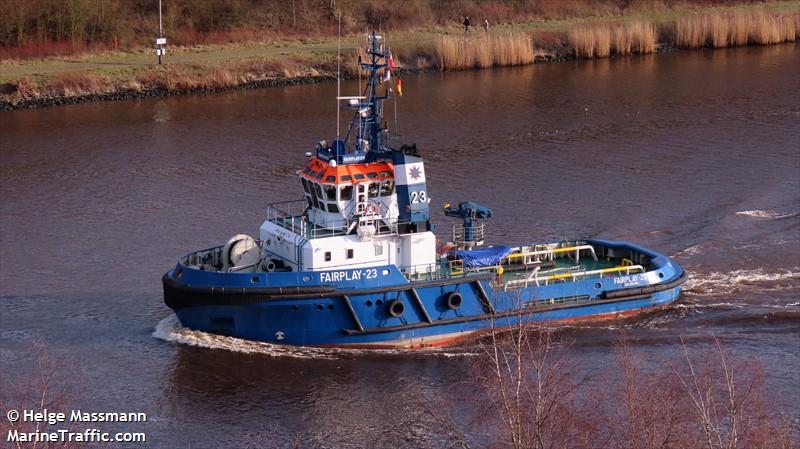 fairplay-23 (Tug) - IMO 9148776, MMSI 261091030, Call Sign SNOA under the flag of Poland