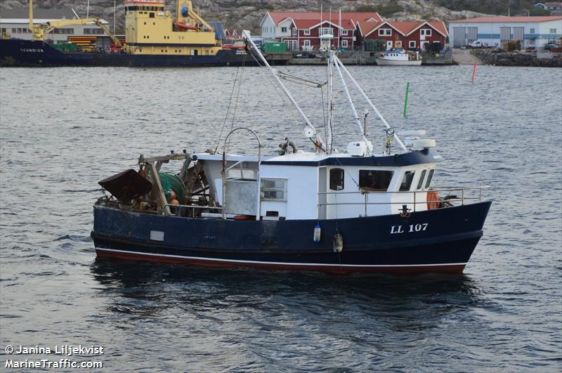 ll107 rimfors (Fishing vessel) - IMO , MMSI 265017000, Call Sign SFB9041 under the flag of Sweden