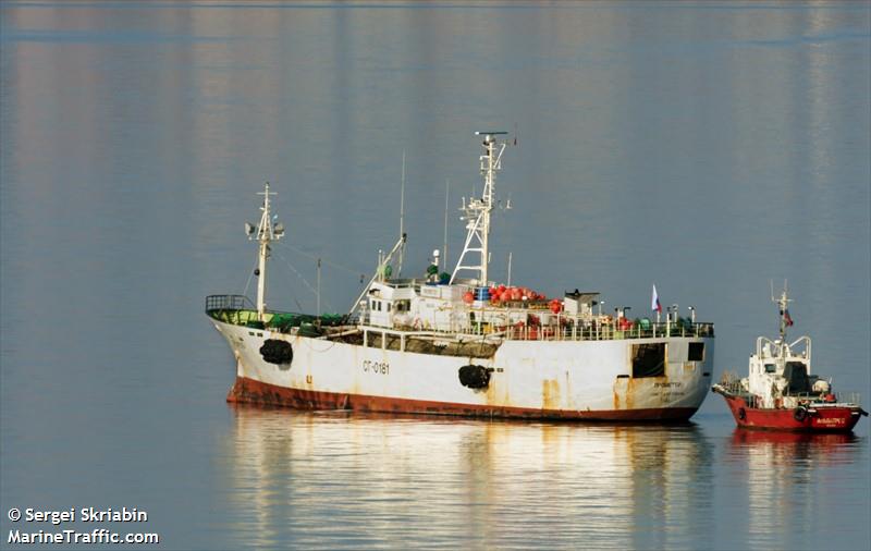 prometey (Fishing Vessel) - IMO 8708347, MMSI 273445230, Call Sign UFQB under the flag of Russia