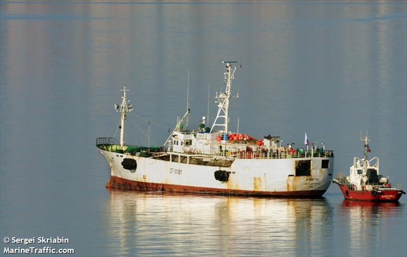 prometey (Fishing Vessel) - IMO 8708347, MMSI 273445230, Call Sign UFQB under the flag of Russia