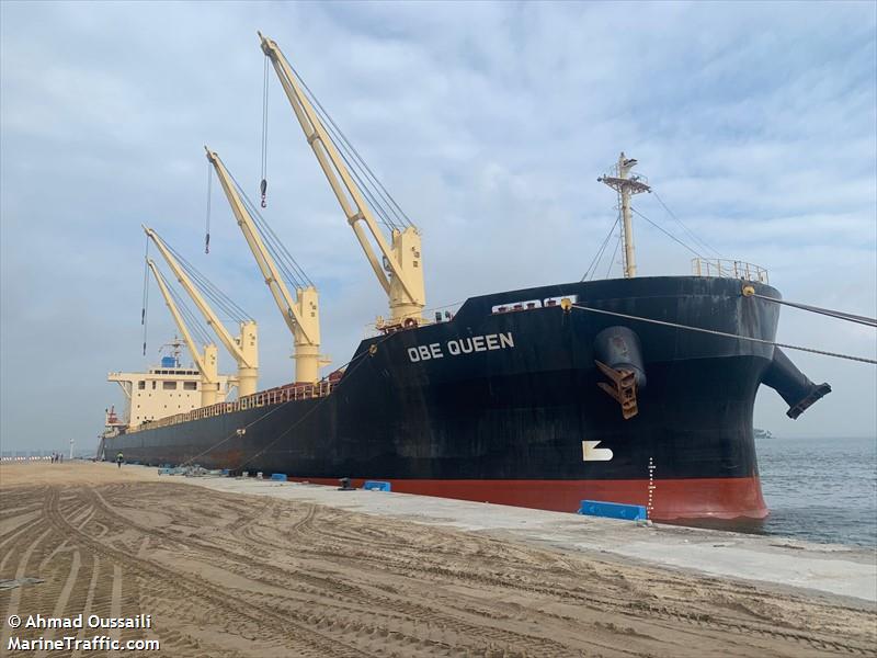 obe queen (Bulk Carrier) - IMO 9667746, MMSI 314539000, Call Sign 8PAZ4 under the flag of Barbados