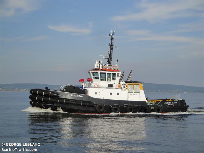 atlantic beaver (Tug) - IMO 9451123, MMSI 316012539, Call Sign CFH8981 under the flag of Canada