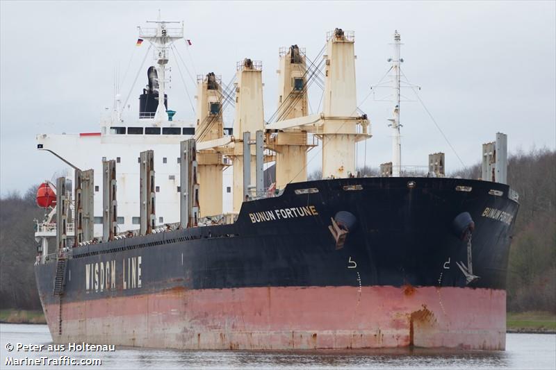 bunun fortune (Bulk Carrier) - IMO 9707833, MMSI 354804000, Call Sign 3EIC3 under the flag of Panama