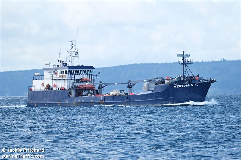 westward wind (Fishing Vessel) - IMO 7743467, MMSI 367000620, Call Sign WCX9055 under the flag of United States (USA)