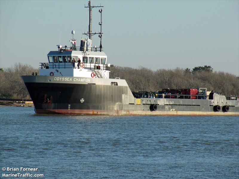 odyssea champion (Offshore Tug/Supply Ship) - IMO 9535060, MMSI 367382320, Call Sign WDE6600 under the flag of United States (USA)