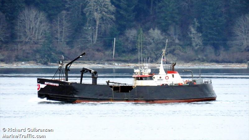 notorious (Fishing Vessel) - IMO 7202061, MMSI 367632260, Call Sign WDH5866 under the flag of United States (USA)