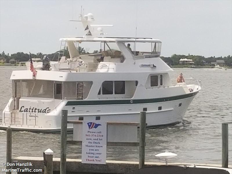 latitude (Unknown) - IMO , MMSI 368066710, Call Sign WDK5629 under the flag of United States (USA)