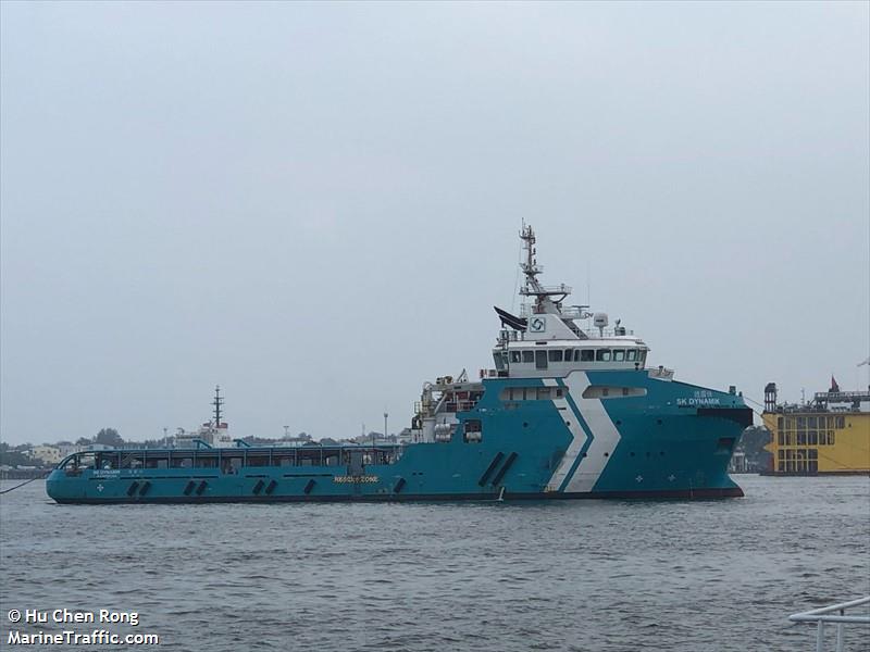 sk dynamik (Offshore Tug/Supply Ship) - IMO 9721530, MMSI 416006834, Call Sign BR4470 under the flag of Taiwan
