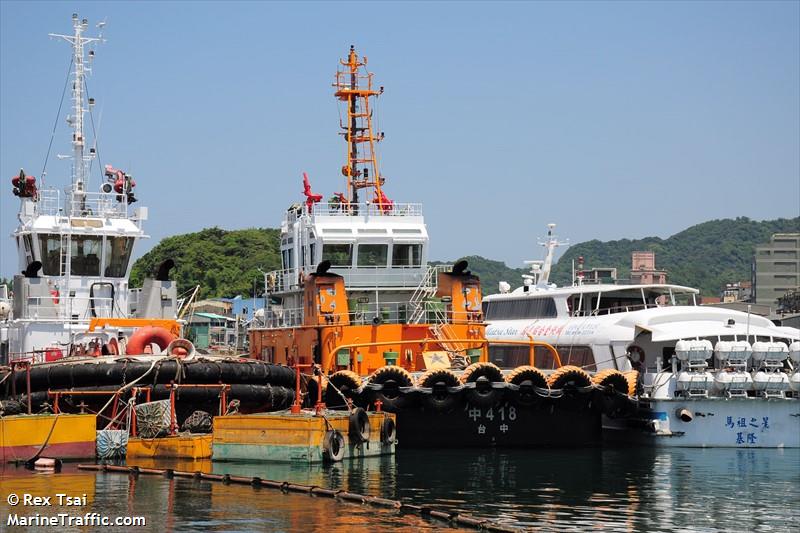 chung 418 (Tug) - IMO , MMSI 416390000, Call Sign BR3240 under the flag of Taiwan