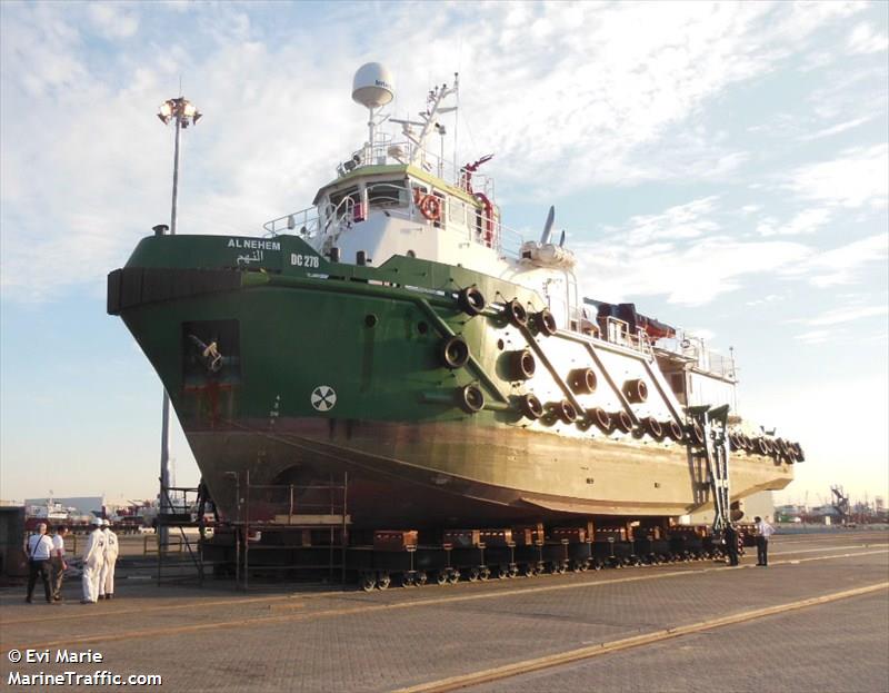 al nehem (Towing vessel) - IMO 9627162, MMSI 470292000, Call Sign A6E2578 under the flag of UAE