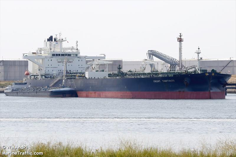 front santiago (Crude Oil Tanker) - IMO 9831842, MMSI 477539700, Call Sign VRTH7 under the flag of Hong Kong