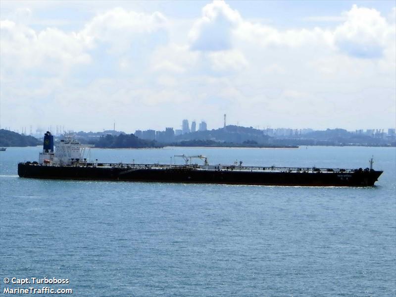 new spring (Crude Oil Tanker) - IMO 9535785, MMSI 477585600, Call Sign VRNW4 under the flag of Hong Kong