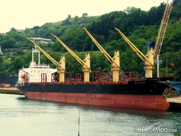 brother 1 (Bulk Carrier) - IMO 9044009, MMSI 511100408, Call Sign T8A3547 under the flag of Palau