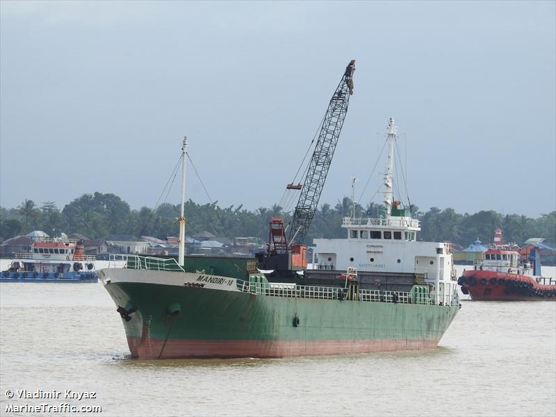 mv.mandiri 18 (General Cargo Ship) - IMO 8844787, MMSI 525015303, Call Sign PMIQ under the flag of Indonesia