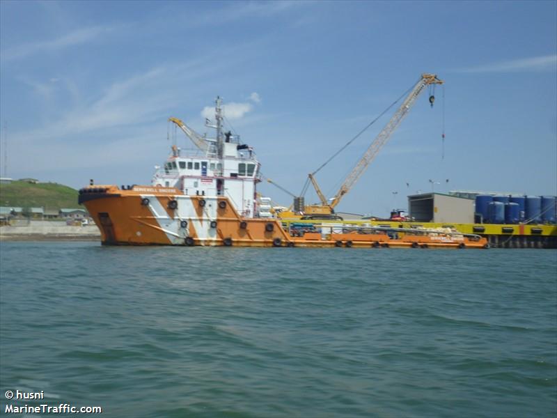 logindo servewell s (Offshore Tug/Supply Ship) - IMO 9325594, MMSI 525016528, Call Sign PNAJ under the flag of Indonesia
