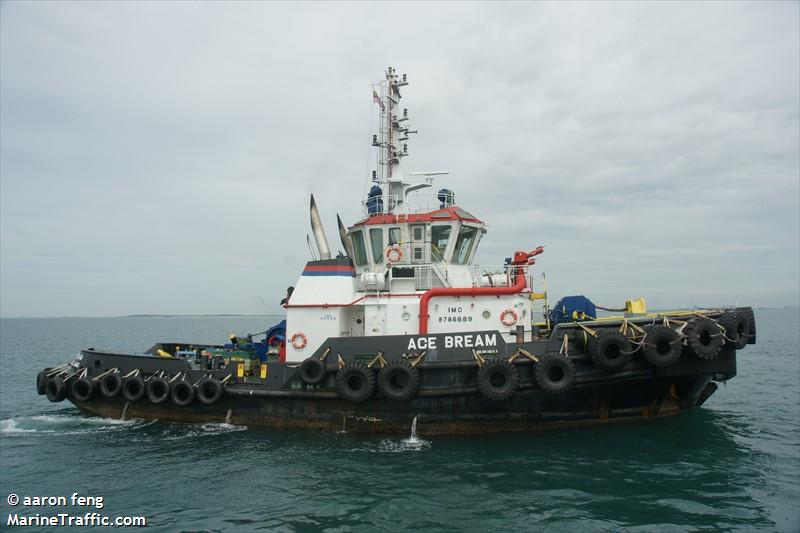 ace bream (Tug) - IMO 9786889, MMSI 533132071, Call Sign 9M2375 under the flag of Malaysia