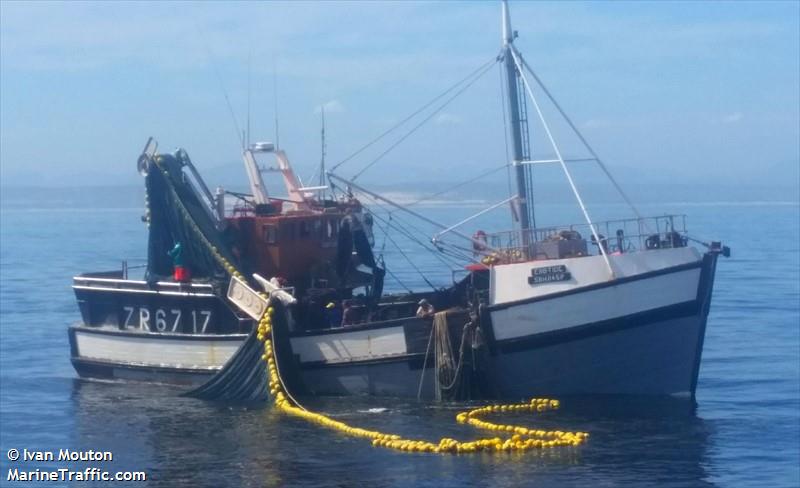 ebb tide (Fishing vessel) - IMO , MMSI 601801000, Call Sign ZR 6717 under the flag of South Africa