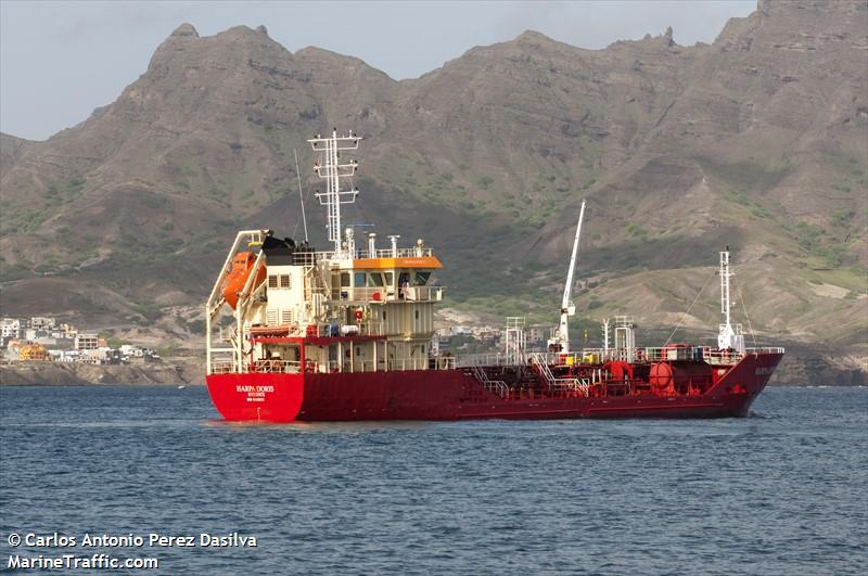 harpa doris (Chemical/Oil Products Tanker) - IMO 9449211, MMSI 617069000, Call Sign D4FX under the flag of Cape Verde