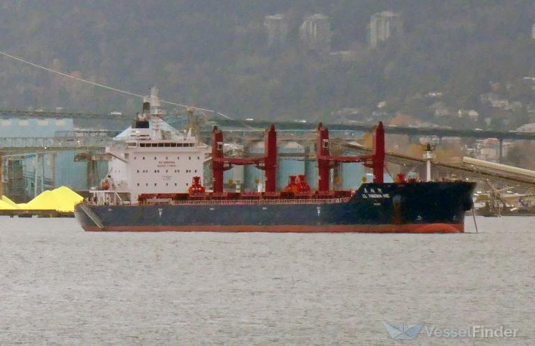 cl yingna he (Bulk Carrier) - IMO 9890666, MMSI 636019792, Call Sign D5WE5 under the flag of Liberia