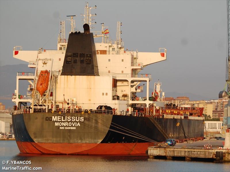 melissus (Bulk Carrier) - IMO 9491989, MMSI 636019796, Call Sign D5WE9 under the flag of Liberia