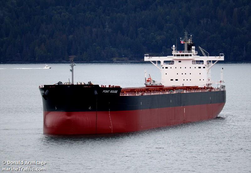 pont rouge (Bulk Carrier) - IMO 9897822, MMSI 636019969, Call Sign D5XA6 under the flag of Liberia