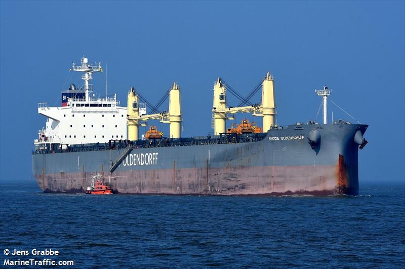 jacob oldendorff (Bulk Carrier) - IMO 9844203, MMSI 636020284, Call Sign D5YN4 under the flag of Liberia
