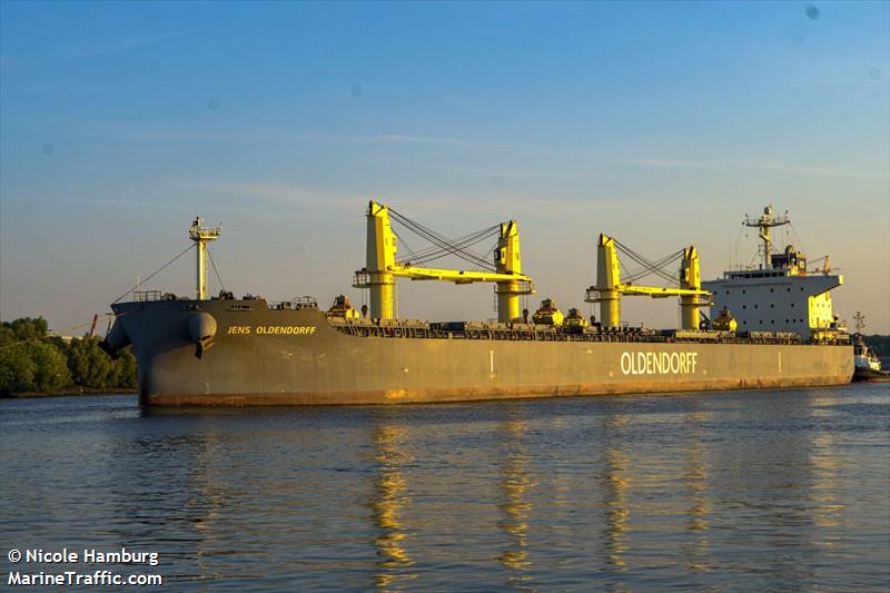 jens oldendorff (Bulk Carrier) - IMO 9852028, MMSI 636020286, Call Sign D5YN6 under the flag of Liberia
