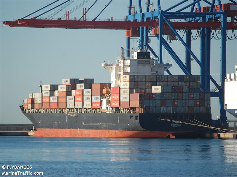 noro (Container Ship) - IMO 9322516, MMSI 636020539, Call Sign A8LW8 under the flag of Liberia