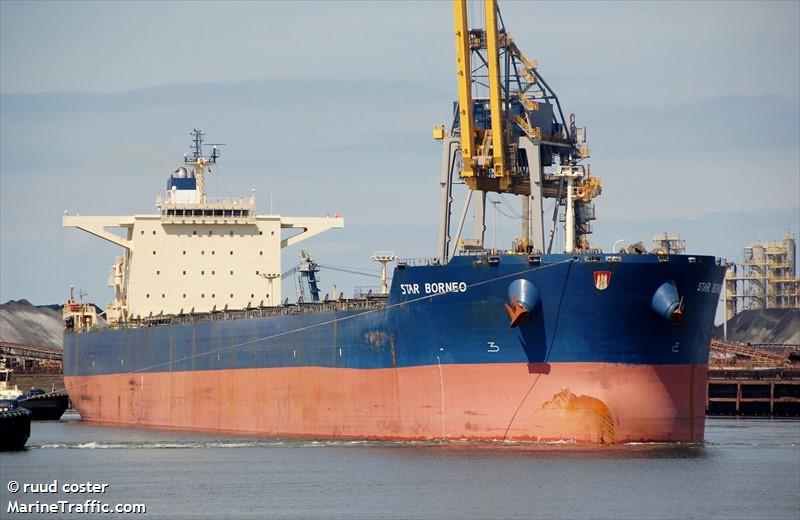 star borneo (Bulk Carrier) - IMO 9507518, MMSI 636020578, Call Sign A8SZ4 under the flag of Liberia