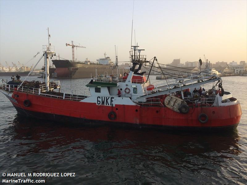 hispasenvii (Fishing vessel) - IMO , MMSI 663091000, Call Sign 6WKF under the flag of Senegal