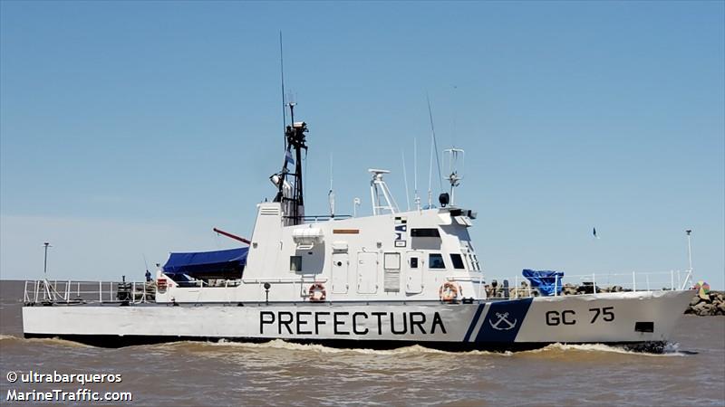 gc 75 bahia blanca (Law enforcment) - IMO , MMSI 701505000, Call Sign L2AW under the flag of Argentina