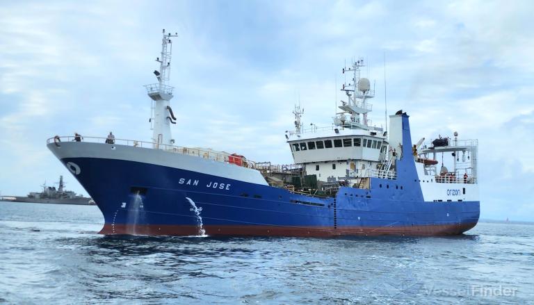 san jose (Fishing Vessel) - IMO 9184407, MMSI 725003670, Call Sign CBJS under the flag of Chile