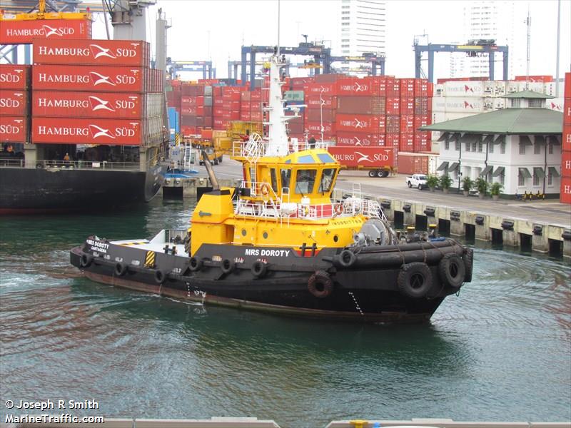mrs-doroty (Tug) - IMO 9517783, MMSI 730095000, Call Sign HKCS4 under the flag of Colombia