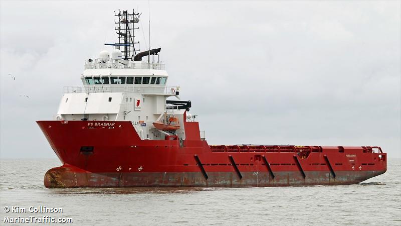 fs braemar (Offshore Tug/Supply Ship) - IMO 9385104, MMSI 210182000, Call Sign 5BSF5 under the flag of Cyprus