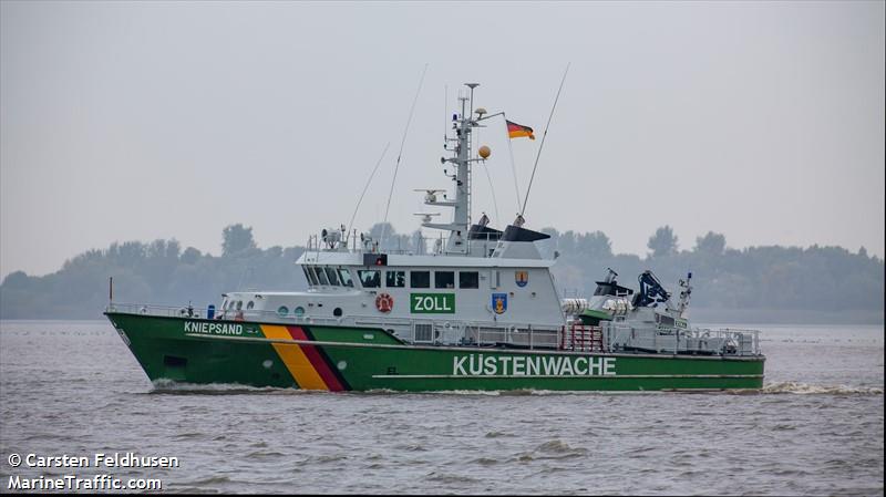 kniepsand (Patrol Vessel) - IMO 9109067, MMSI 211637070, Call Sign DLVP under the flag of Germany