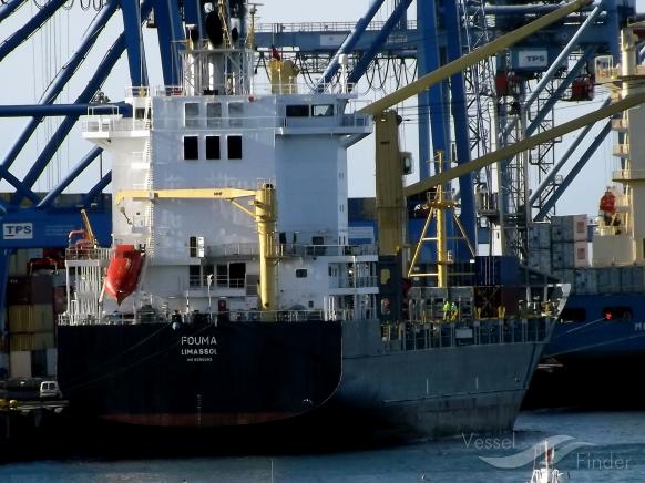 fouma (Container Ship) - IMO 9395082, MMSI 212917000, Call Sign C4WT2 under the flag of Cyprus