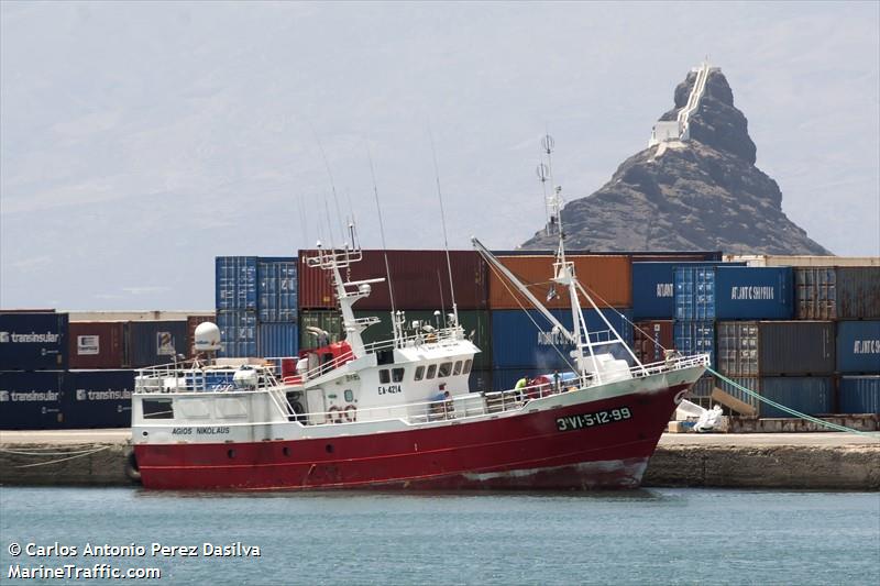 agios nikolaus (Fishing vessel) - IMO , MMSI 224933000, Call Sign EA4214 under the flag of Spain