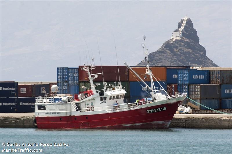 agios nikolaus (Fishing Vessel) - IMO , MMSI 224933000, Call Sign EA4214 under the flag of Spain
