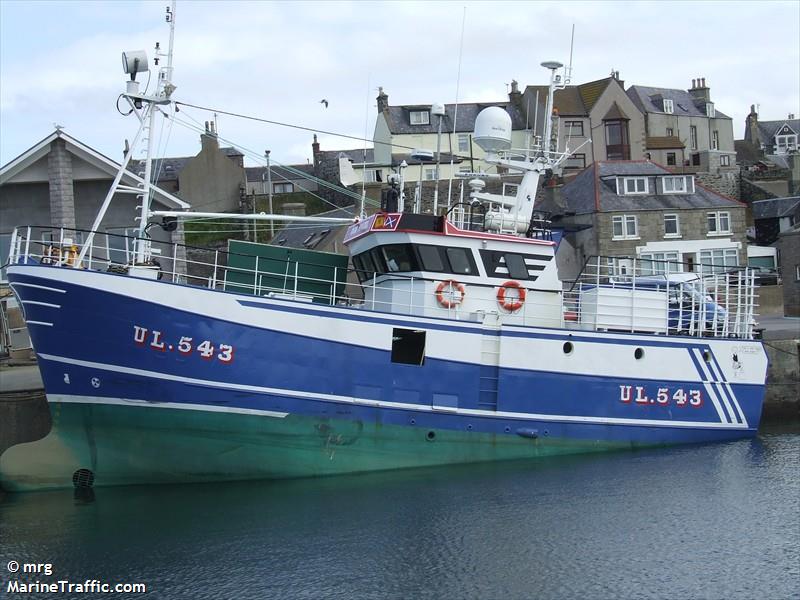 our hazel (Fishing Vessel) - IMO 9087154, MMSI 235003400, Call Sign MSVW3 under the flag of United Kingdom (UK)