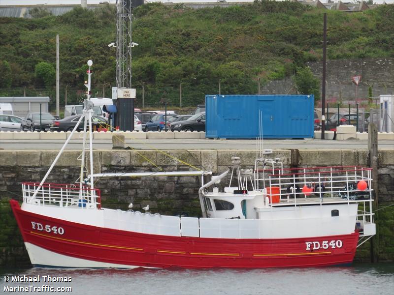 anne thierry (Fishing vessel) - IMO , MMSI 235105753, Call Sign MAGL2 under the flag of United Kingdom (UK)