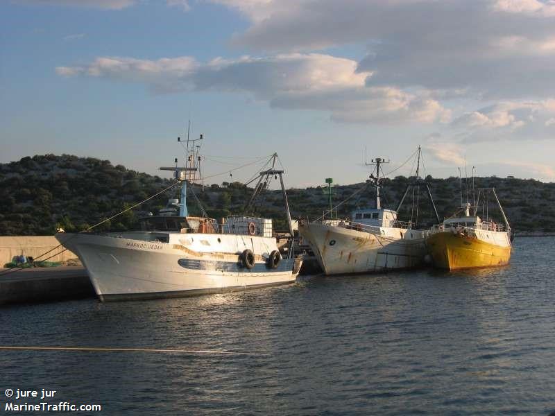 markoc jedan (Fishing vessel) - IMO , MMSI 238211140, Call Sign 9AA7706 under the flag of Croatia