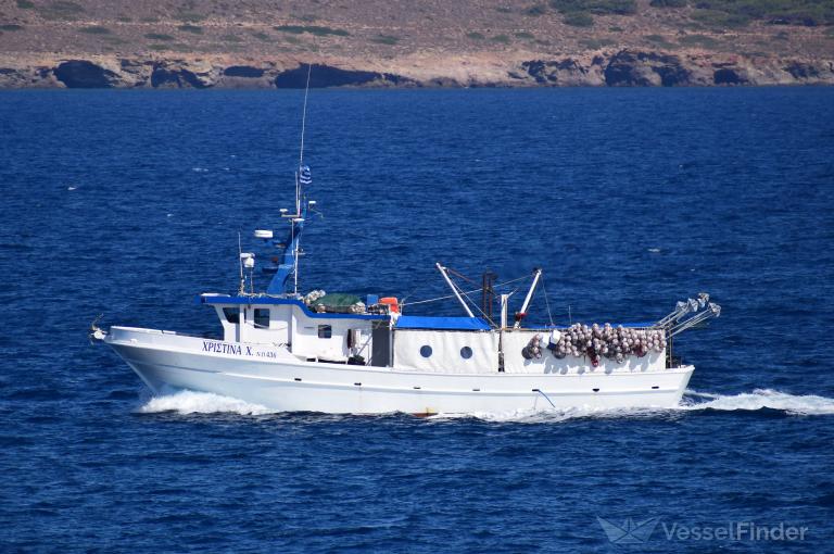 christina x (Fishing vessel) - IMO 8789224, MMSI 239136000, Call Sign SX9245 under the flag of Greece