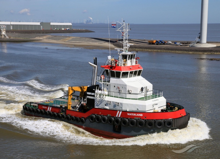 dms stork (Pusher Tug) - IMO 9548902, MMSI 244810401, Call Sign PCXA under the flag of Netherlands