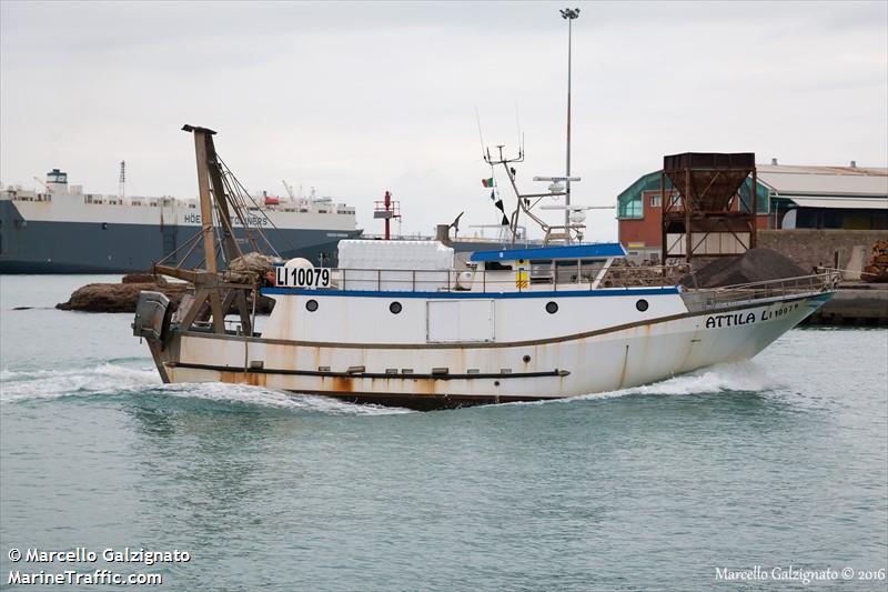 guerriero (Fishing vessel) - IMO , MMSI 247068780, Call Sign ISQV under the flag of Italy