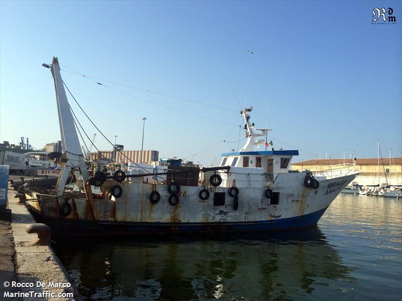 mirage (Fishing vessel) - IMO , MMSI 247081690, Call Sign IZAR under the flag of Italy