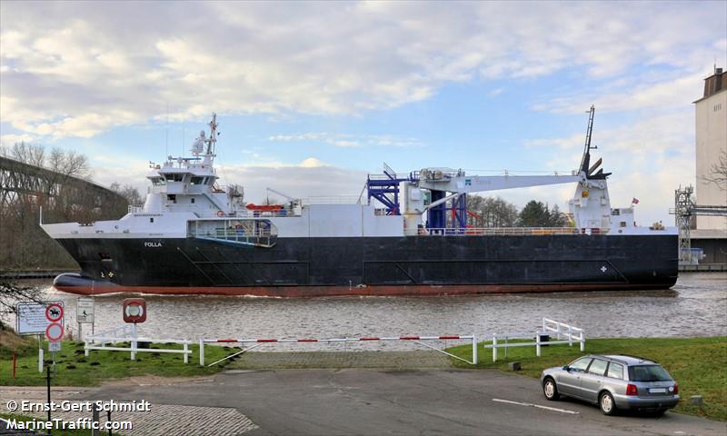 folla (Refrigerated Cargo Ship) - IMO 9359648, MMSI 257701000, Call Sign LNYV under the flag of Norway