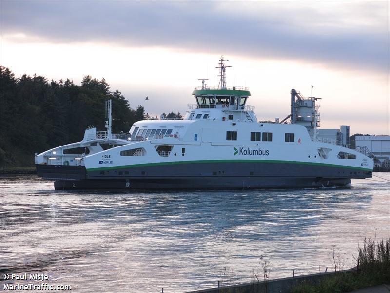 hidle (Passenger/Ro-Ro Cargo Ship) - IMO 9897688, MMSI 258000810, Call Sign LGDV under the flag of Norway