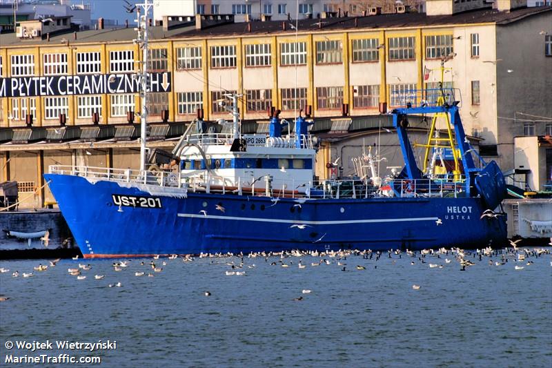 wla-184 helot (Fishing Vessel) - IMO 8321175, MMSI 261005510, Call Sign SPG2663 under the flag of Poland