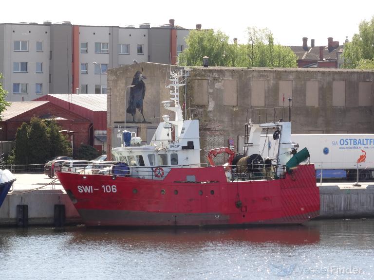 swi-106 (Fishing Vessel) - IMO 8861773, MMSI 261010640, Call Sign SPK2141 under the flag of Poland