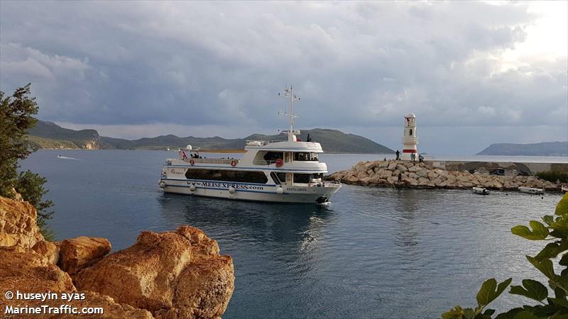 kastellorizo (Passenger Ship) - IMO 9784582, MMSI 271044278, Call Sign TCA3704 under the flag of Turkey